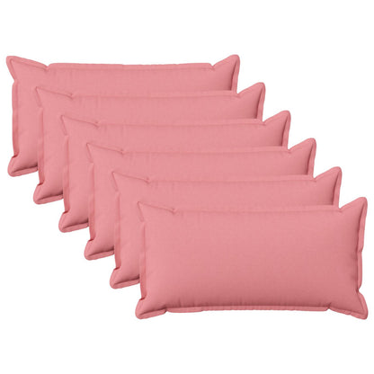 Throw Pillow HOUTEN 40 x 70 cm Faux Linen 6 Width 40 cm Length 70 cm Pink