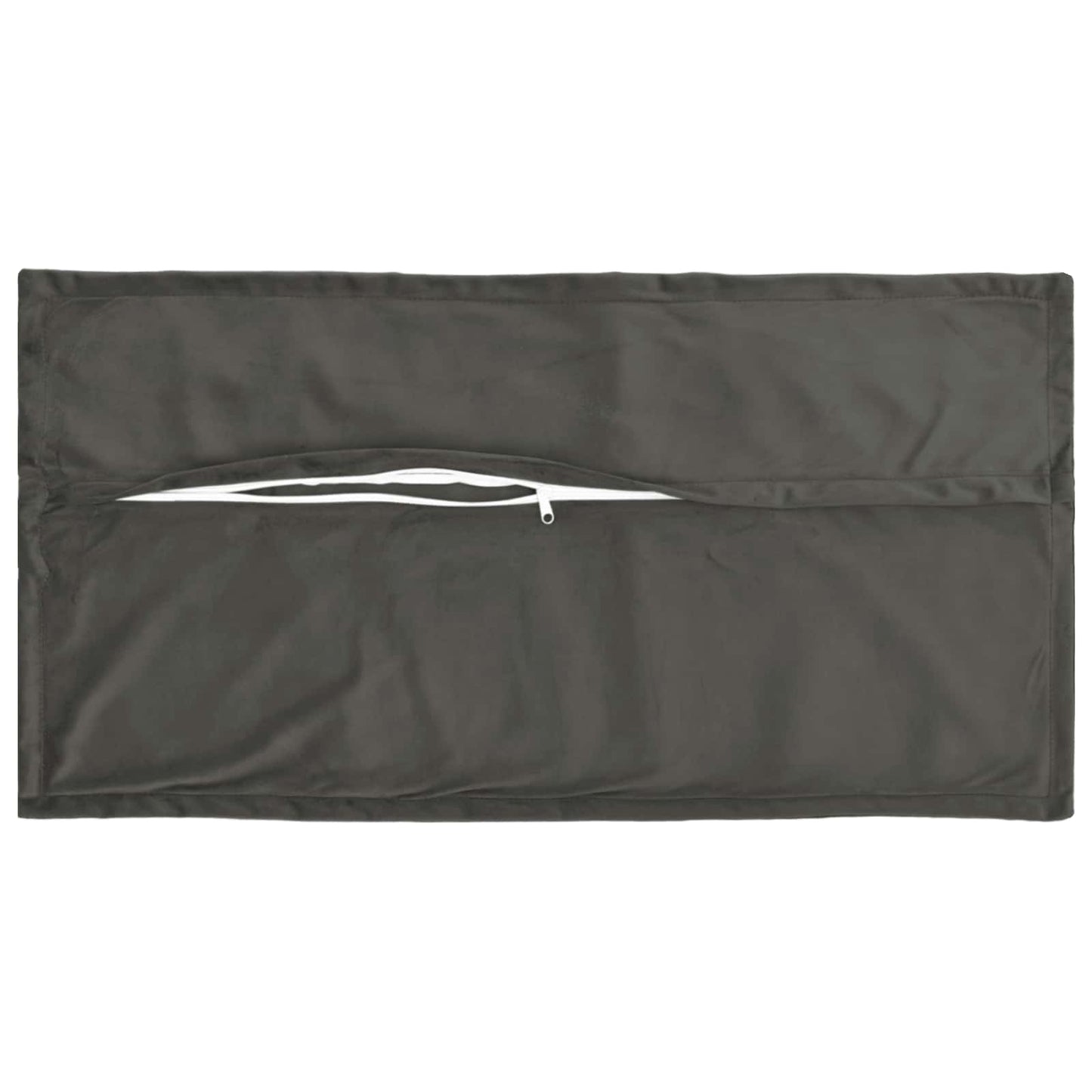 vidaXL Cushion with Pillow HOUTEN 6 pcs Dark Grey Velvet 4