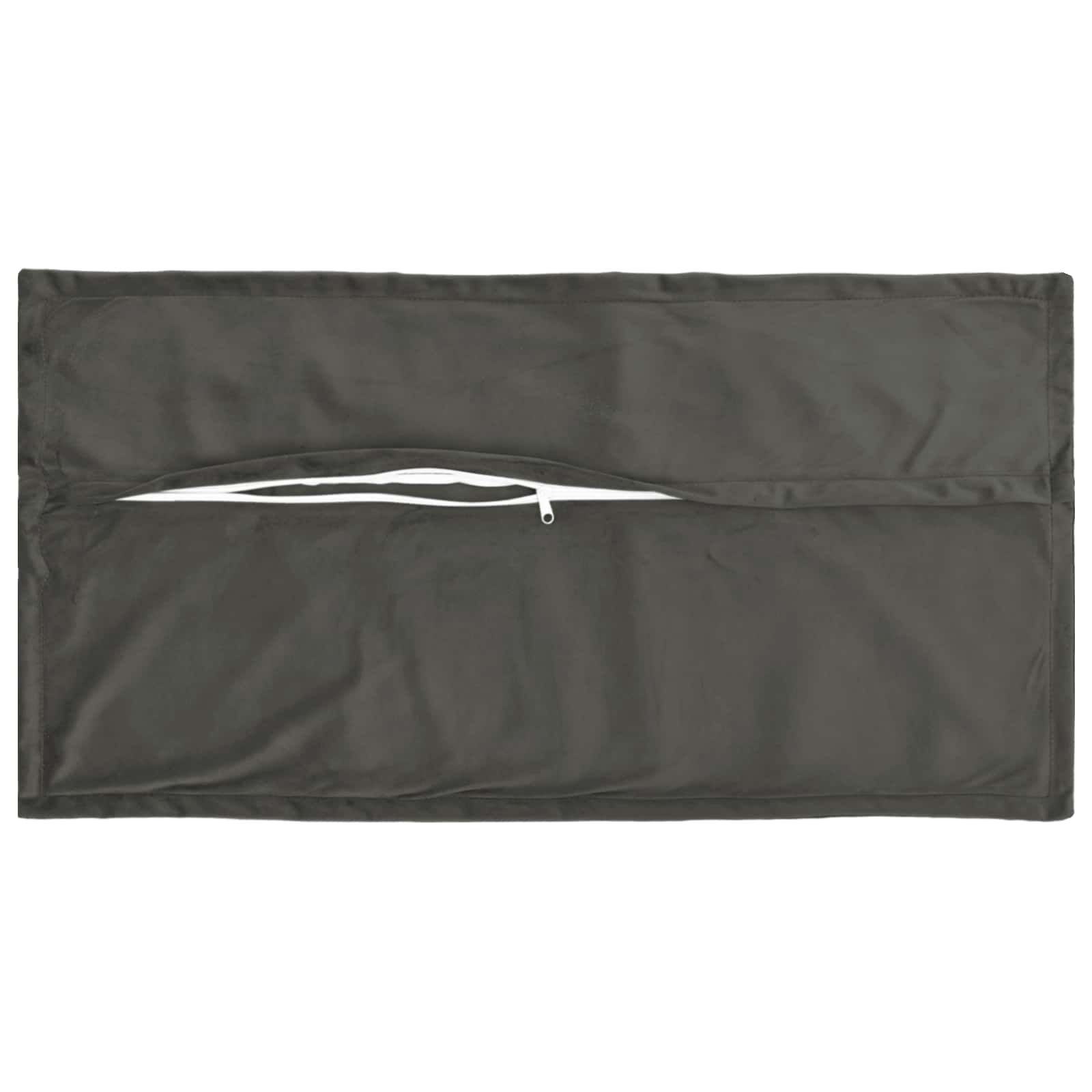 vidaXL Cushion with Pillow HOUTEN 6 pcs Dark Grey Velvet 4