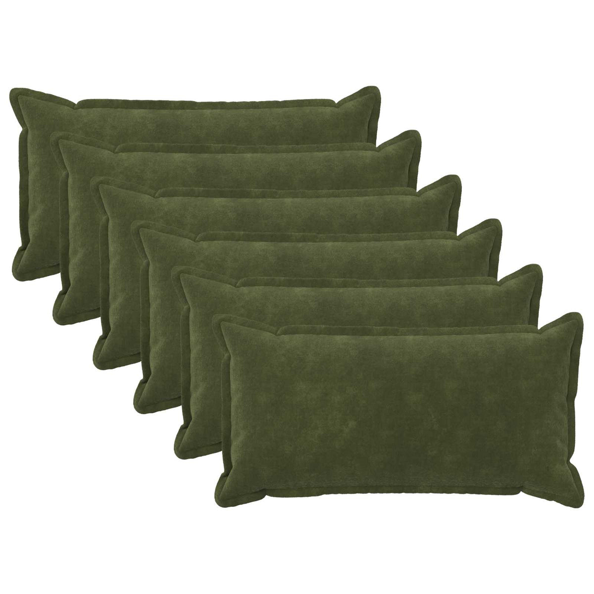 Throw Pillow HOUTEN Microfiber Fleece Green