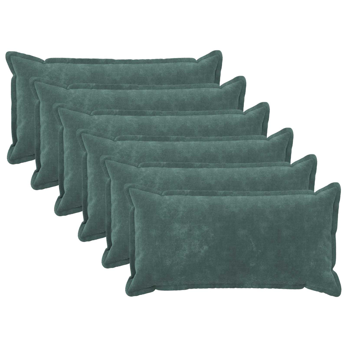 Throw Pillow HOUTEN Microfiber Fleece Sea blue