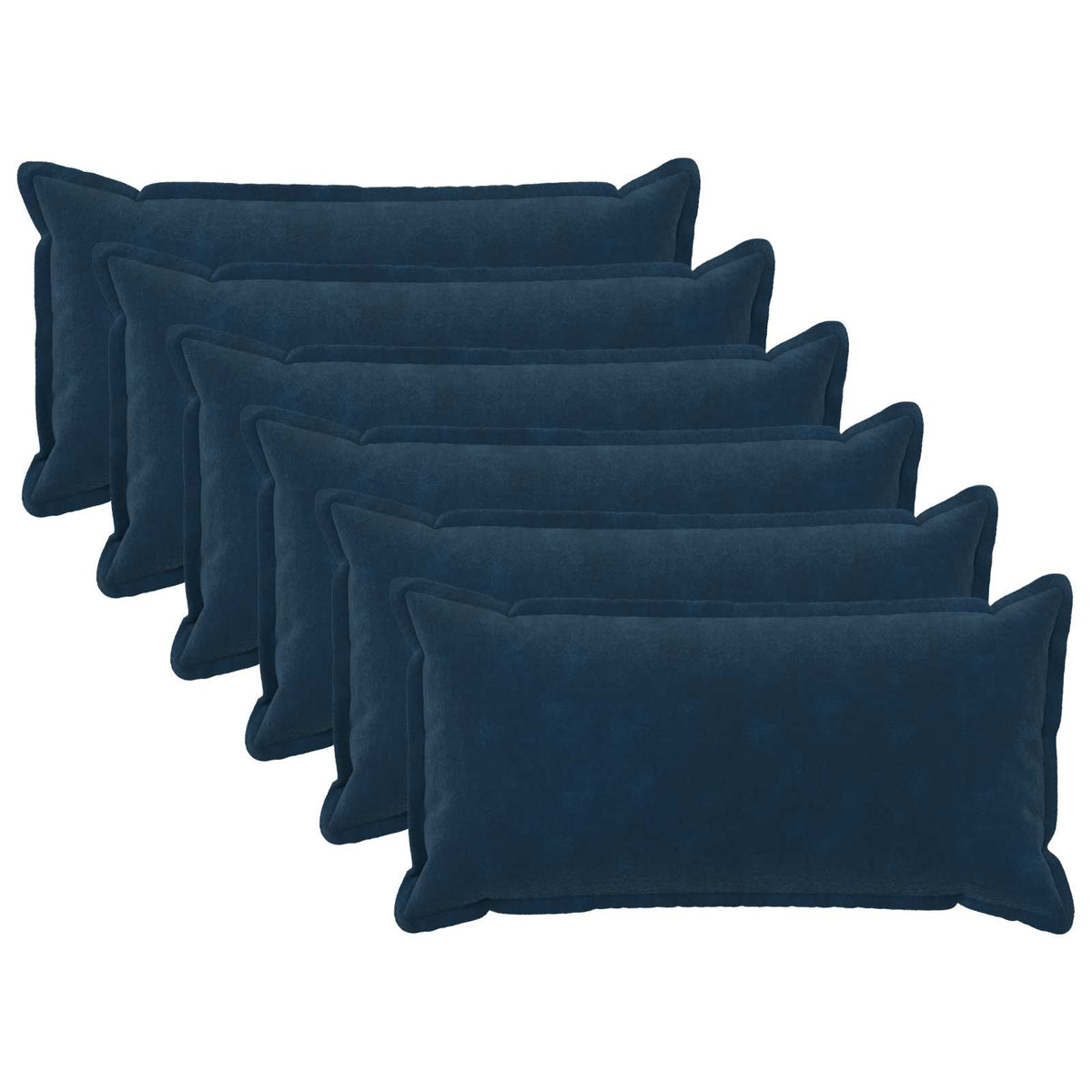 Throw Pillow HOUTEN Microfiber Fleece Blue