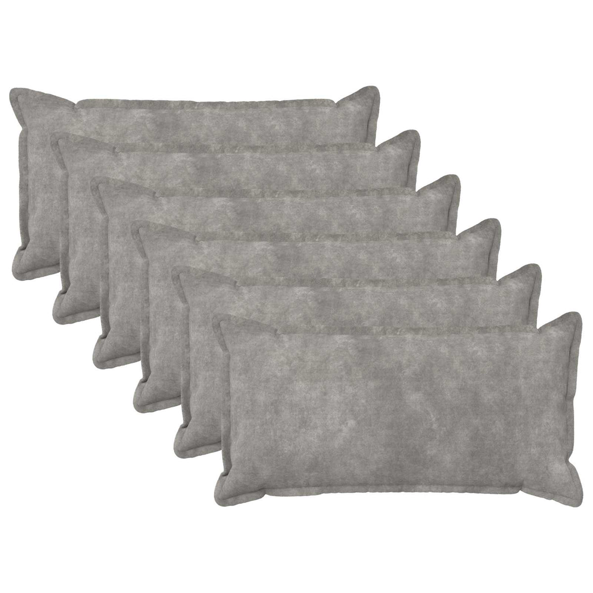 Throw Pillow HOUTEN Microfiber Fleece Light grey