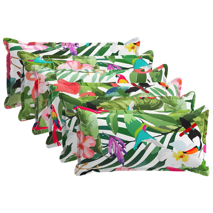 vidaXL Throw Pillow 6 pcs HOUTEN Multicolour 40 x 70 cm Polyester 2