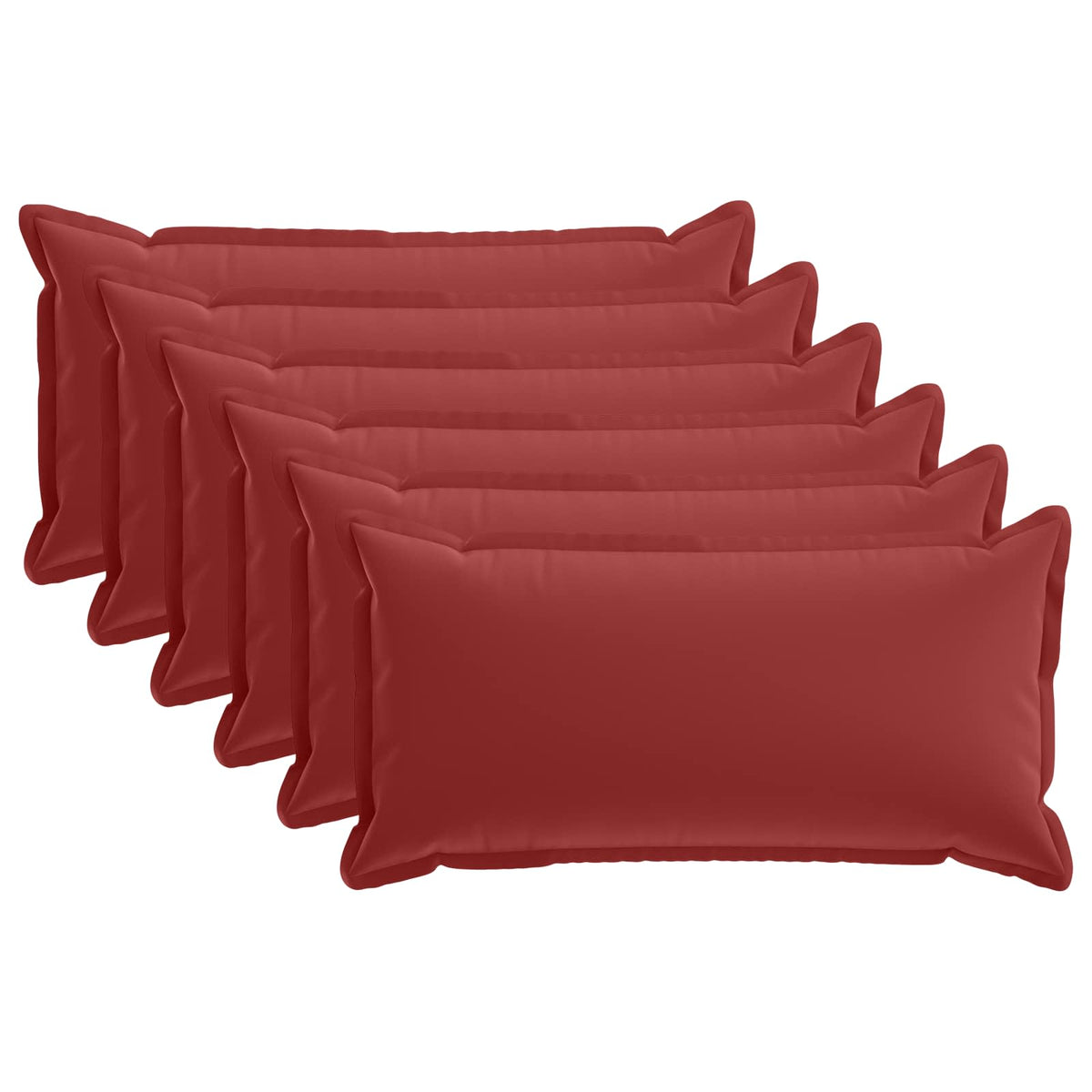 Throw Pillow HOUTEN 40 x 70 cm Polyester 6 Width 40 cm Length 70 cm Wine red