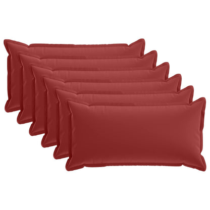 Throw Pillow HOUTEN 40 x 70 cm Polyester 6 Width 40 cm Length 70 cm Wine red