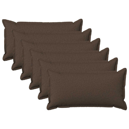 Throw Pillow HOUTEN 40 x 80 cm Faux Linen 6 Width 40 cm Length 80 cm Taupe
