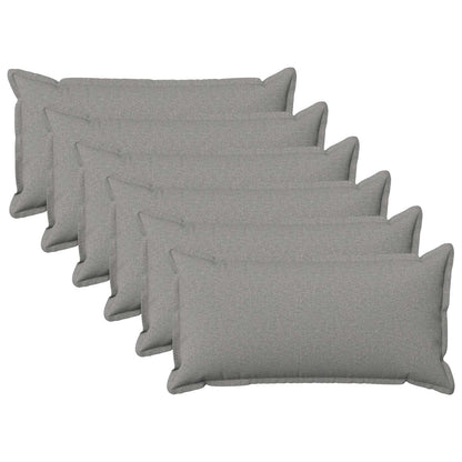 Throw Pillow HOUTEN 40 x 80 cm Faux Linen 6 Width 40 cm Length 80 cm Cloud grey