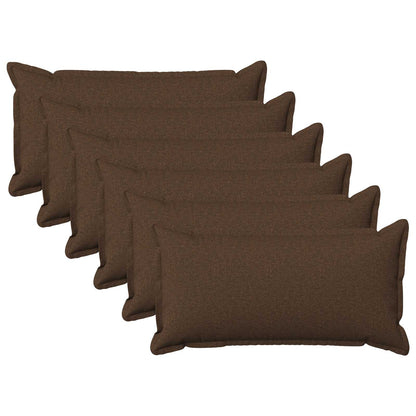Throw Pillow HOUTEN 40 x 80 cm Faux Linen 6 Width 40 cm Length 80 cm Brown