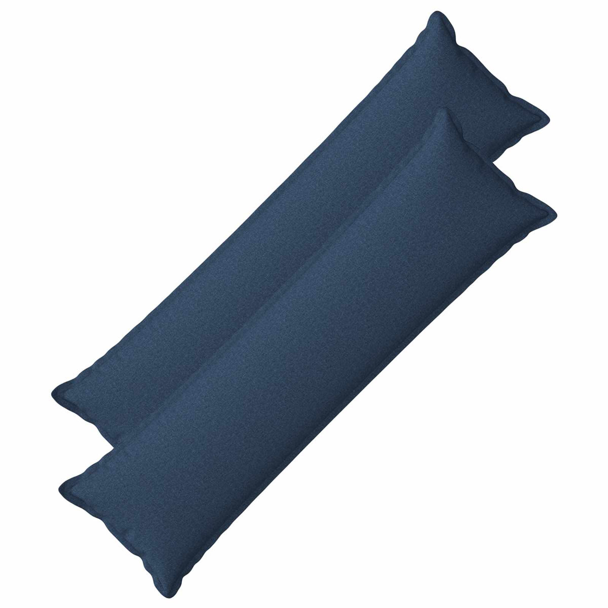 vidaXL Cushion with Pillow HOUTEN 2 pcs Blue Faux Linen 1