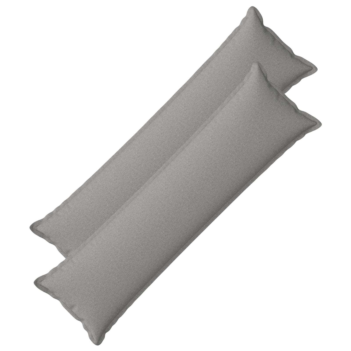 vidaXL Cushion with Pillow HOUTEN 2 pcs Cloud Grey Faux Linen 1