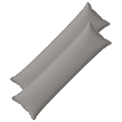 vidaXL Cushion with Pillow HOUTEN 2 pcs Cloud Grey Faux Linen 1