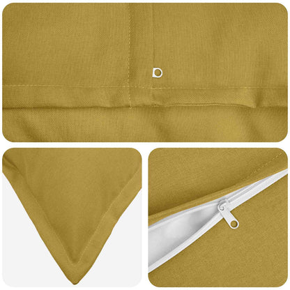 vidaXL Cushion with Pillow HOUTEN 2 pcs Light Green Faux Linen 4