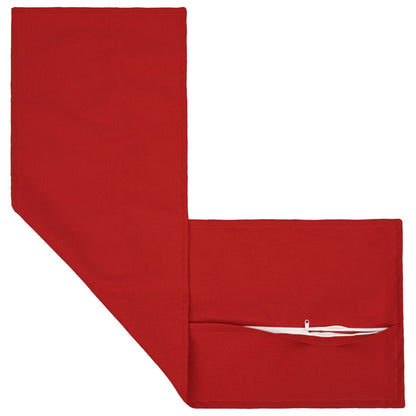 vidaXL Cushion with Pillow HOUTEN 2 pcs Red Faux Linen 3