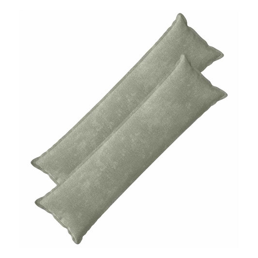 vidaXL Throw Pillow 2 pcs HOUTEN Green 40 x 145 cm Chenille Fabric 2