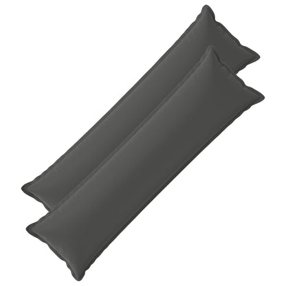 Cushion with Pillow HOUTEN 2 pcs Anthracite Polyester