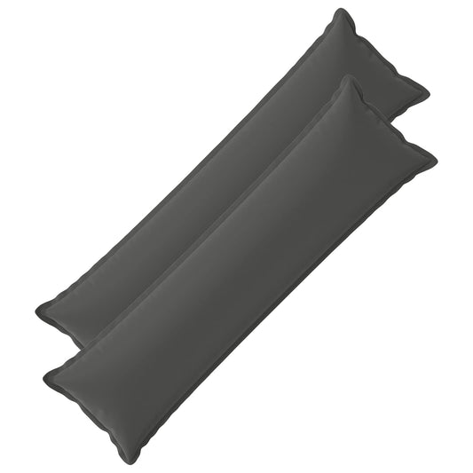 vidaXL Cushion with Pillow HOUTEN 2 pcs Anthracite Polyester 2