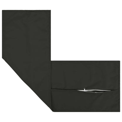 Cushion with Pillow HOUTEN 2 pcs Black Polyester