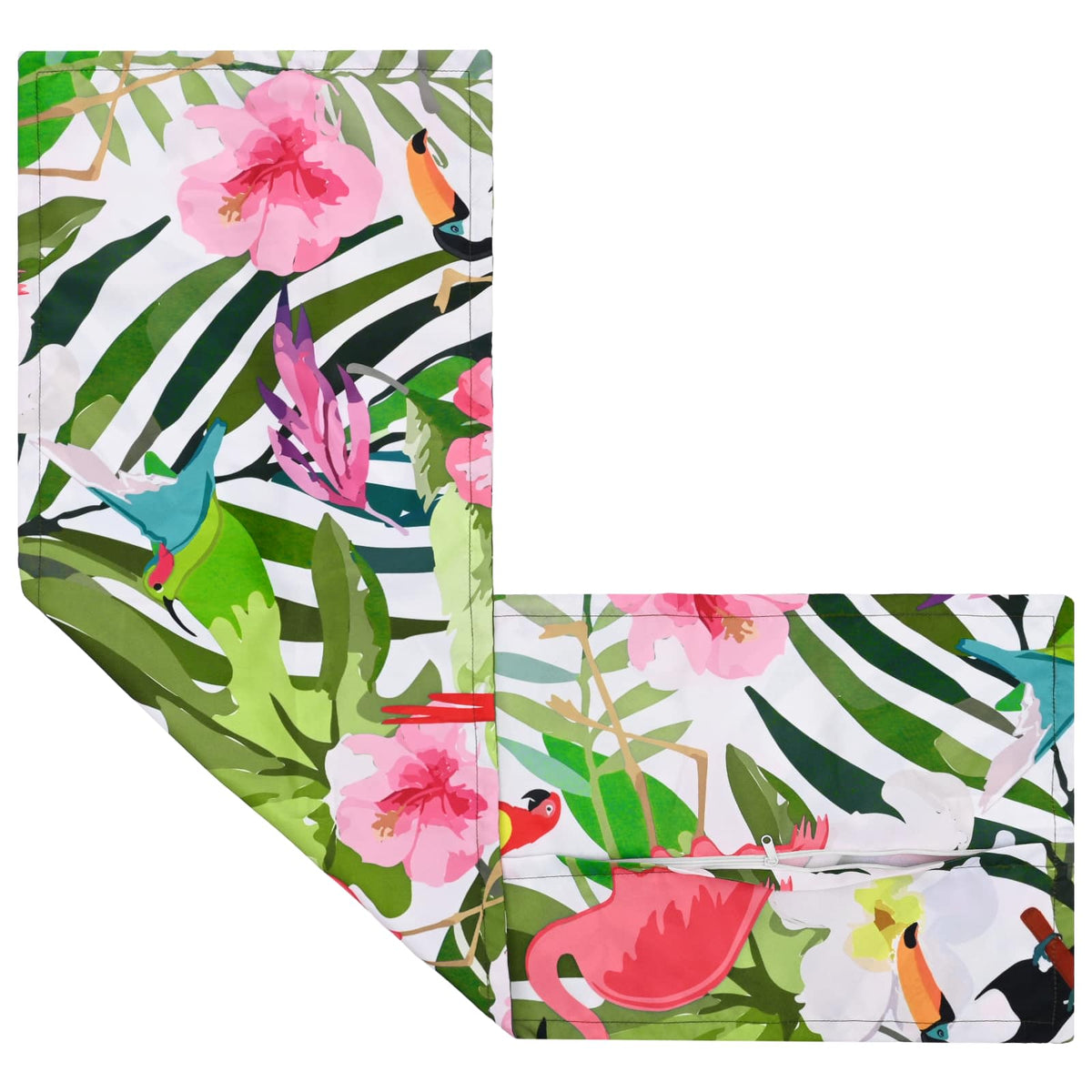 Cushion with Pillow HOUTEN 2 pcs Multicolour Polyester