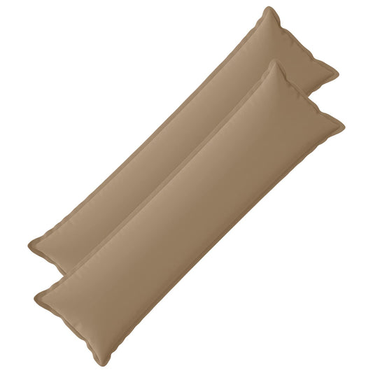 Cushion with Pillow HOUTEN 2 pcs Taupe Polyester