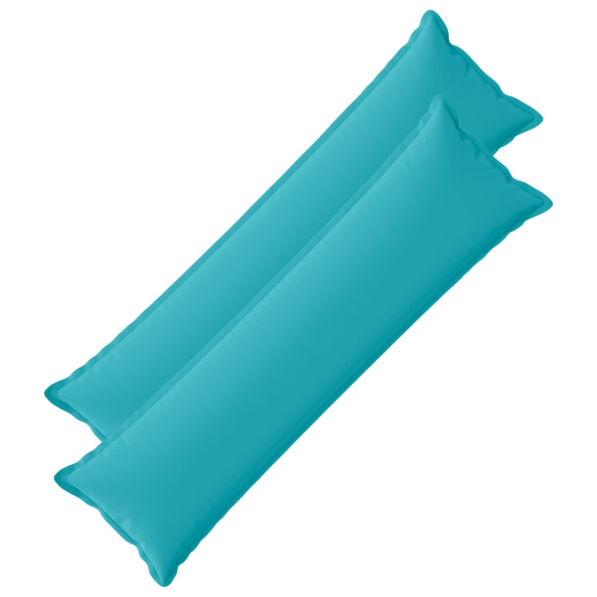 Cushion with Pillow HOUTEN 2 pcs Turquoise Polyester