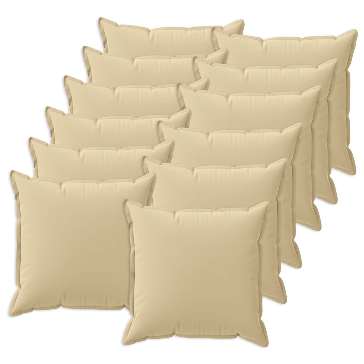 Throw Pillow HOUTEN Polyester Beige