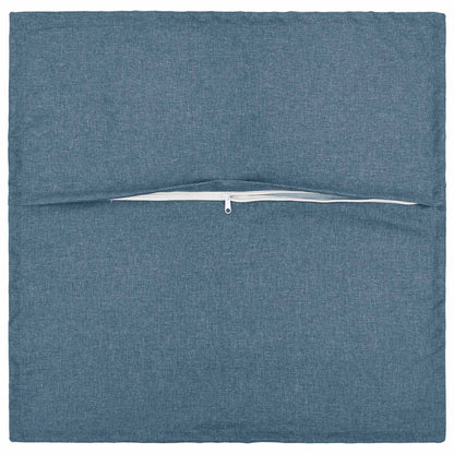 vidaXL Cushion with Pillow HOUTEN 6 pcs Jeans Blue Faux Linen 3
