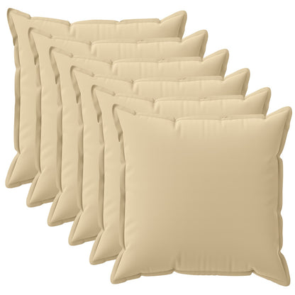 Throw Pillow HOUTEN 50 x 50 cm Polyester 6 Width 50 cm Beige