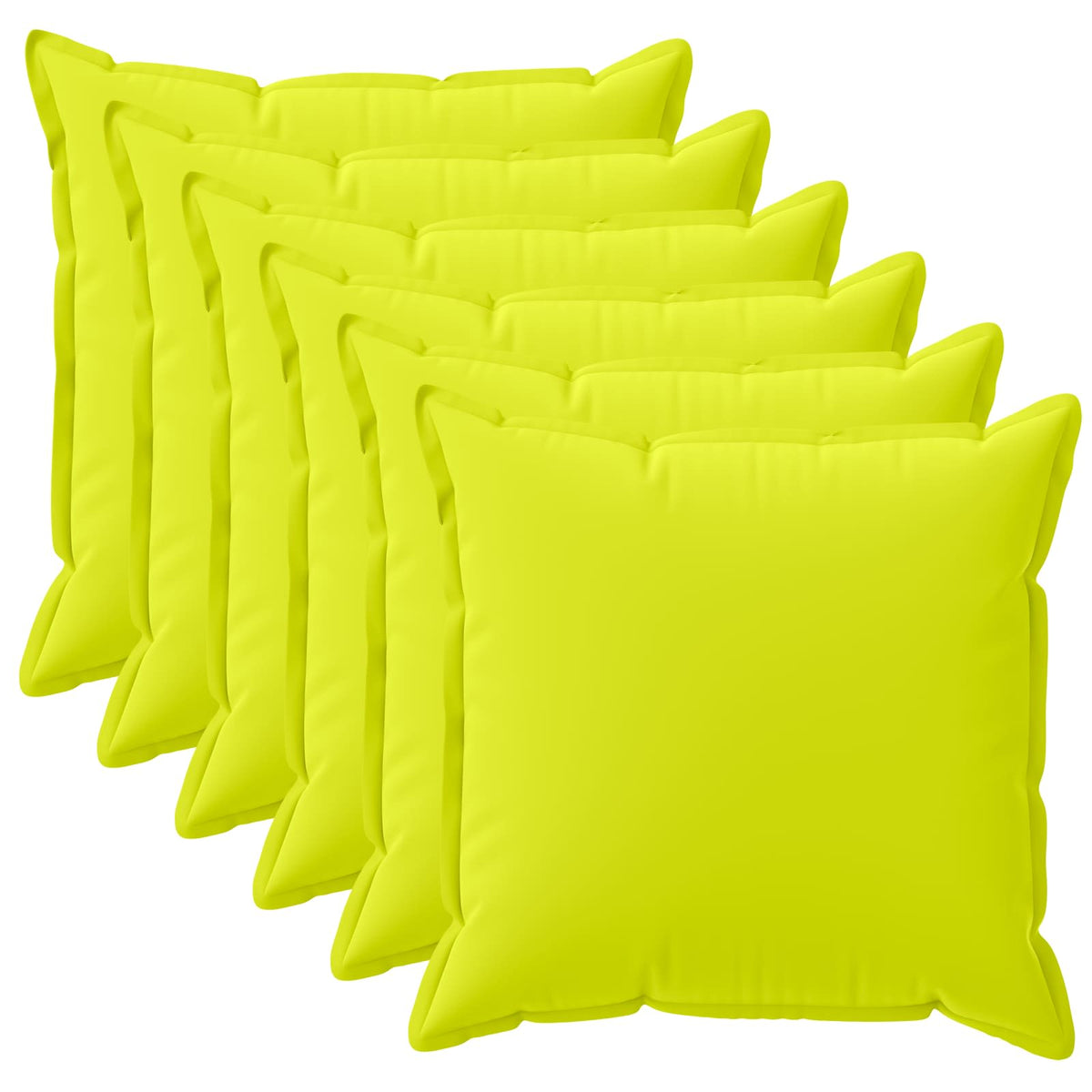 Throw Pillow HOUTEN 50 x 50 cm Polyester 6 Width 50 cm Bright green