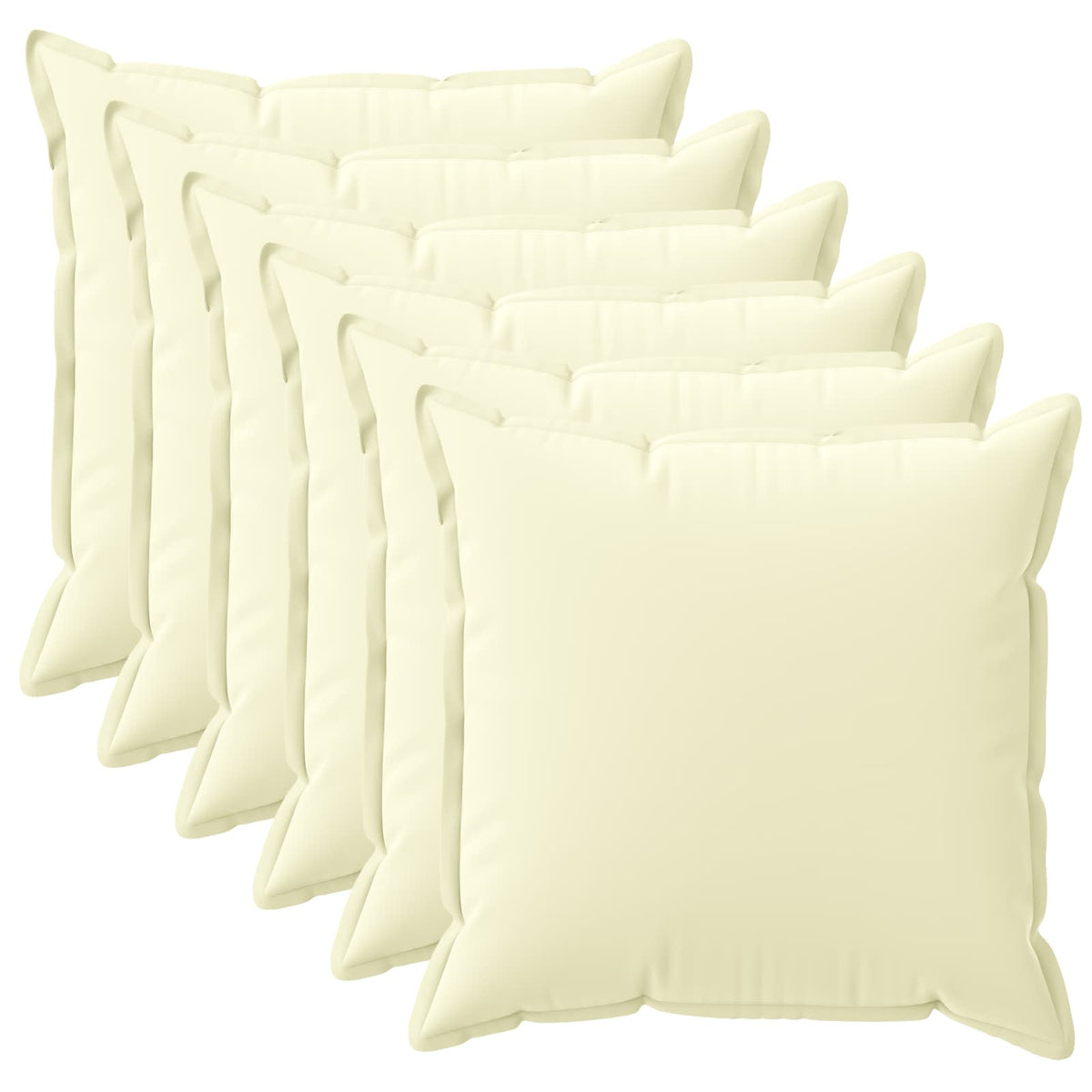 Throw Pillow HOUTEN 50 x 50 cm Polyester 6 Width 50 cm Cream