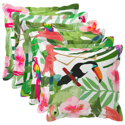 vidaXL Throw Pillow 6 pcs HOUTEN Multicolour 50 x 50 cm Polyester 2