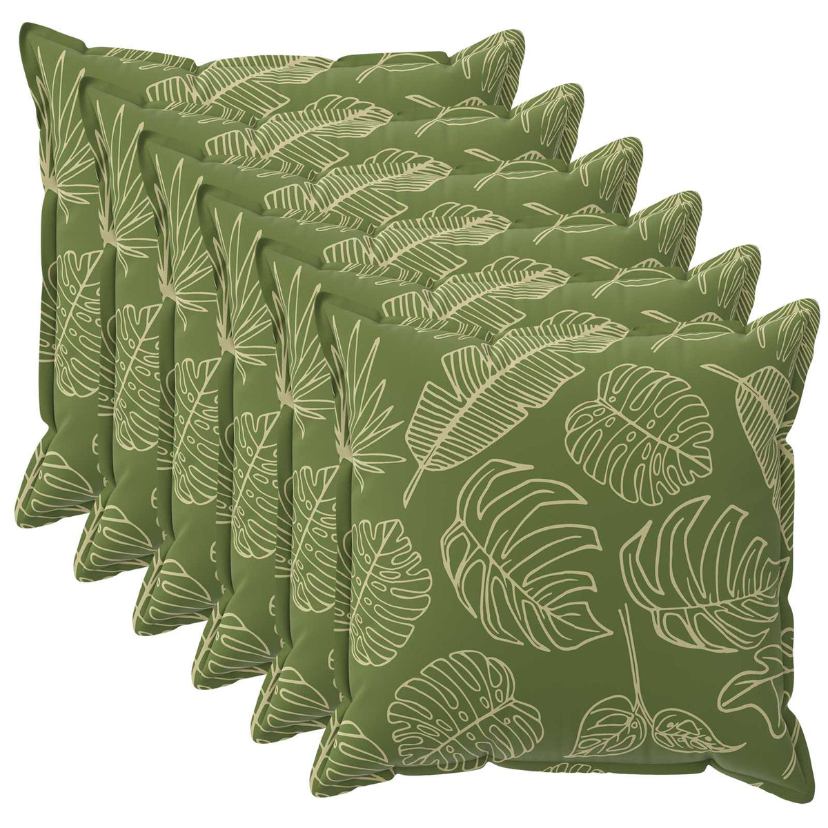 Throw Pillow HOUTEN 50 x 50 cm Polyester 6 Width 50 cm Leaf design