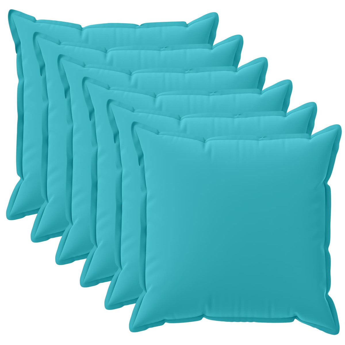 Throw Pillow HOUTEN 50 x 50 cm Polyester 6 Width 50 cm Turquoise