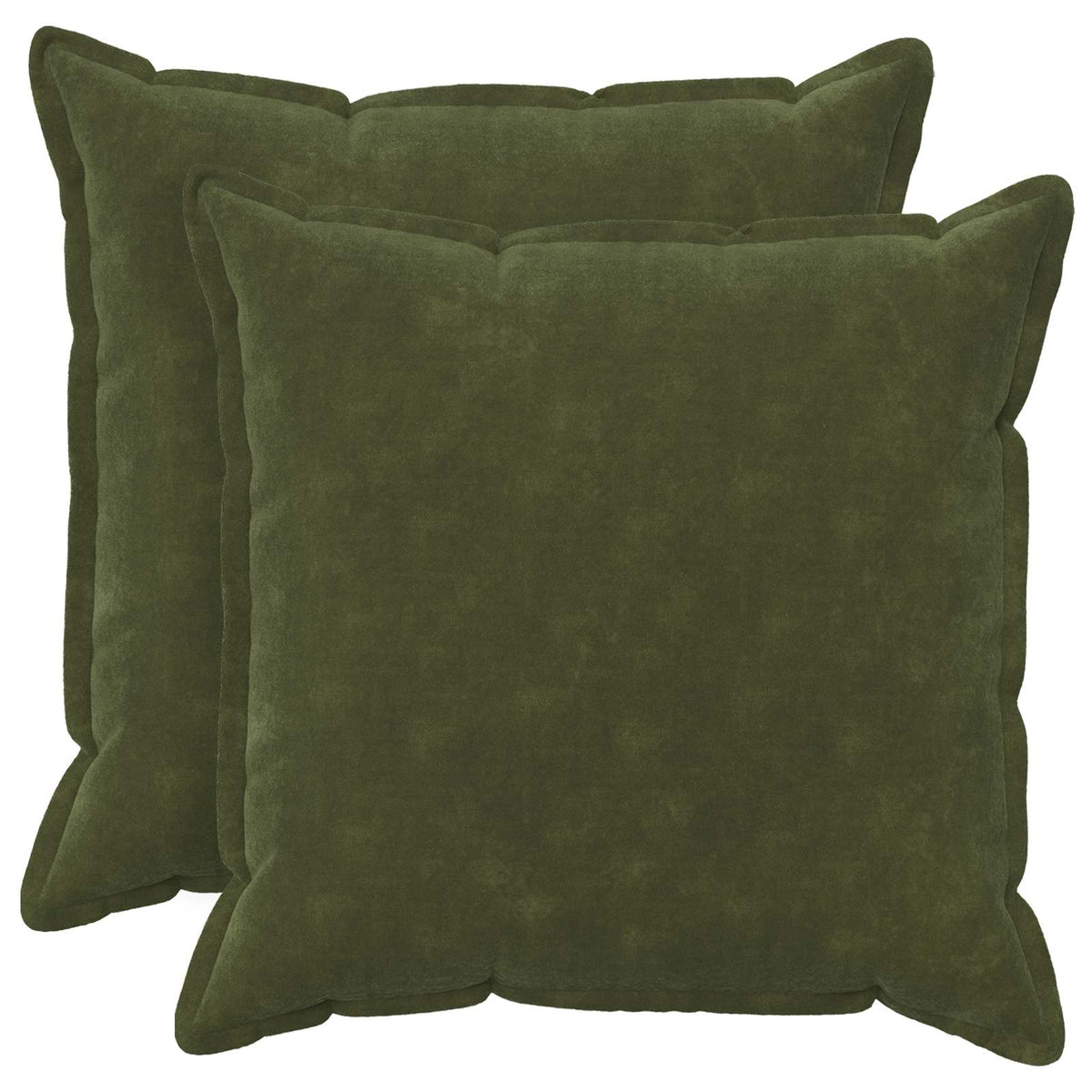 Throw Pillow HOUTEN Green Microfiber Fleece
