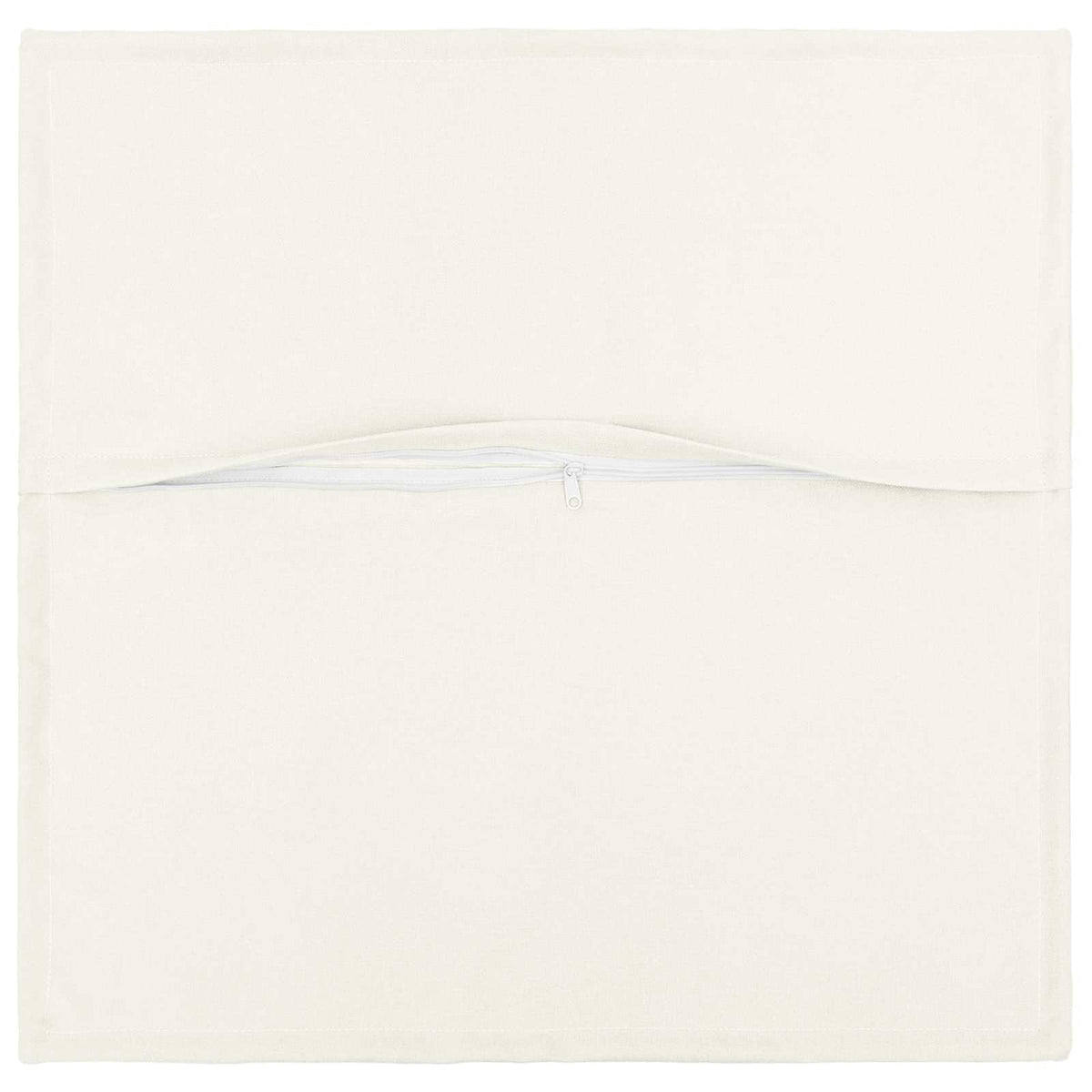 vidaXL Throw Pillow 2 pcs HOUTEN White 80 x 80 cm Faux Linen 4