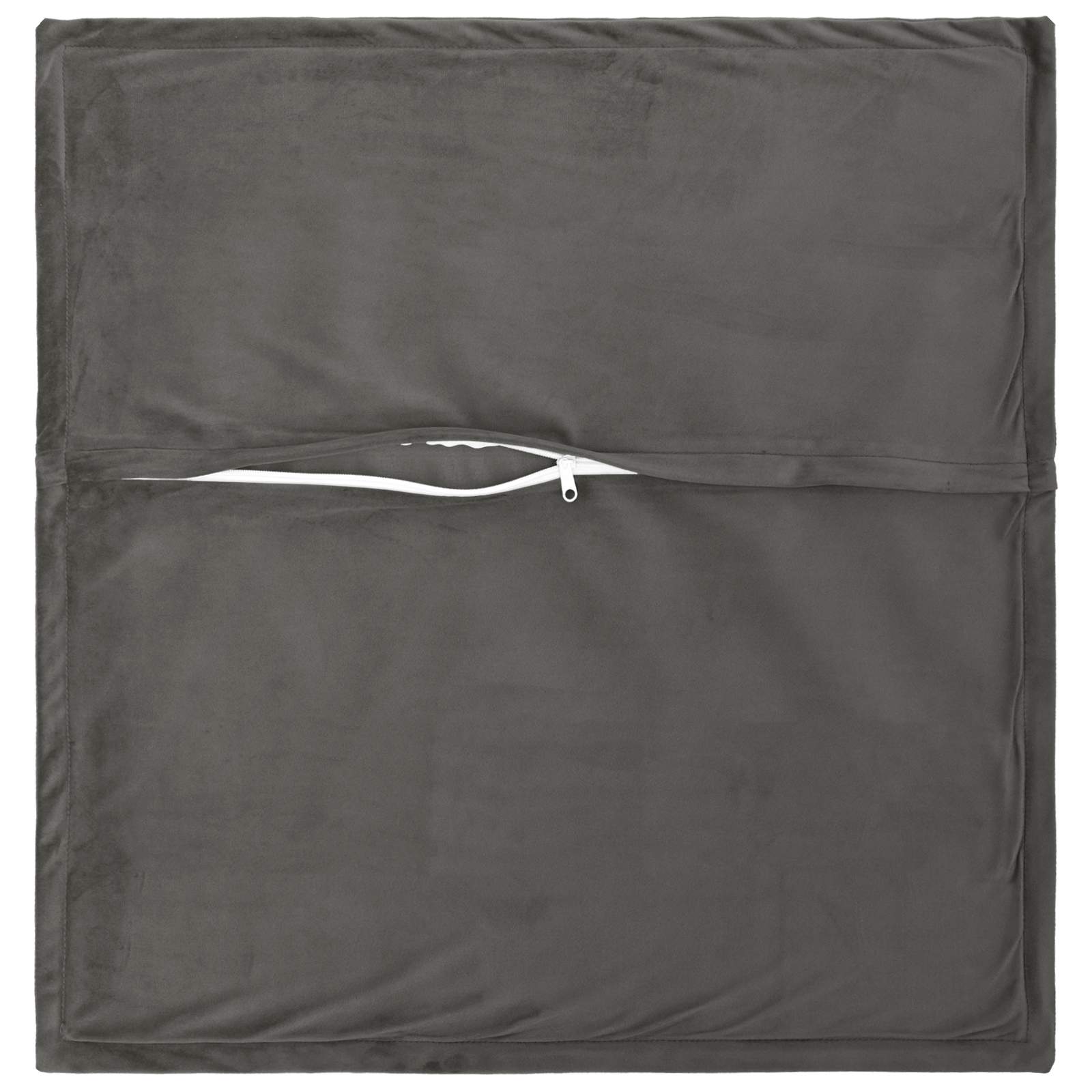 vidaXL Cushion with Pillow HOUTEN 2 pcs Dark Grey Velvet 4