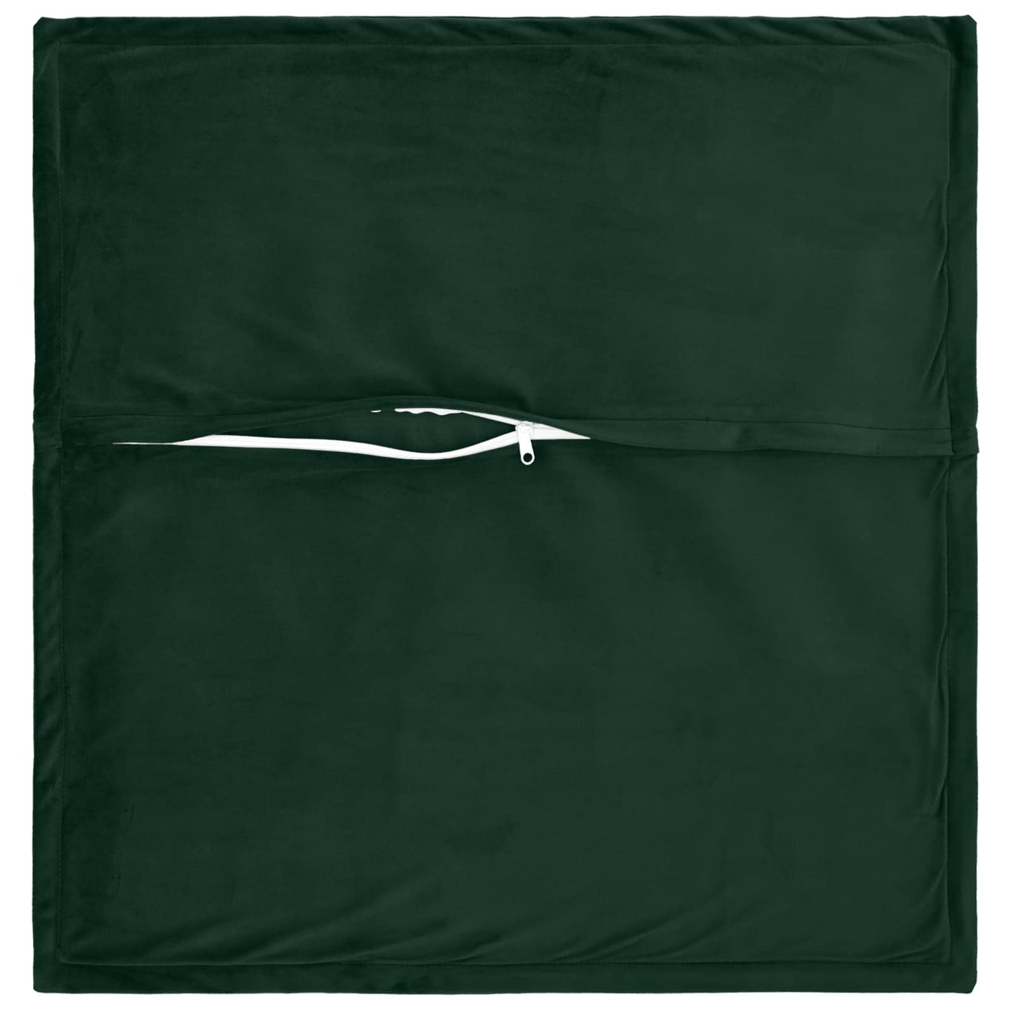 vidaXL Cushion with Pillow HOUTEN 2 pcs Dark Green Velvet 4