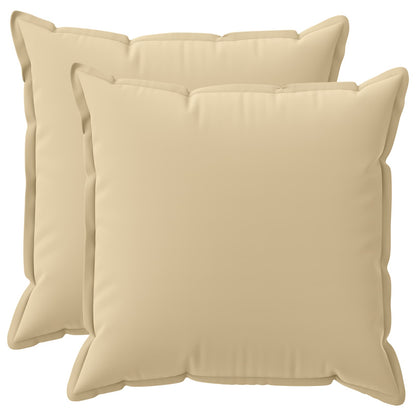Throw Pillow HOUTEN 80 x 80 cm Polyester 2 Width 80 cm Beige