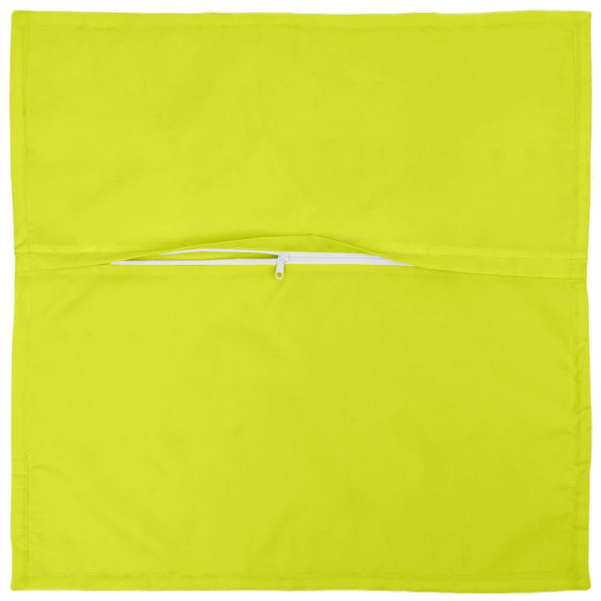 vidaXL Throw Pillow 2 pcs HOUTEN Bright Green 80 x 80 cm Polyester 4