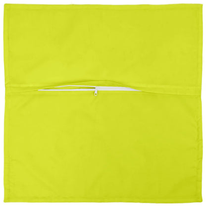 vidaXL Throw Pillow 2 pcs HOUTEN Bright Green 80 x 80 cm Polyester 4