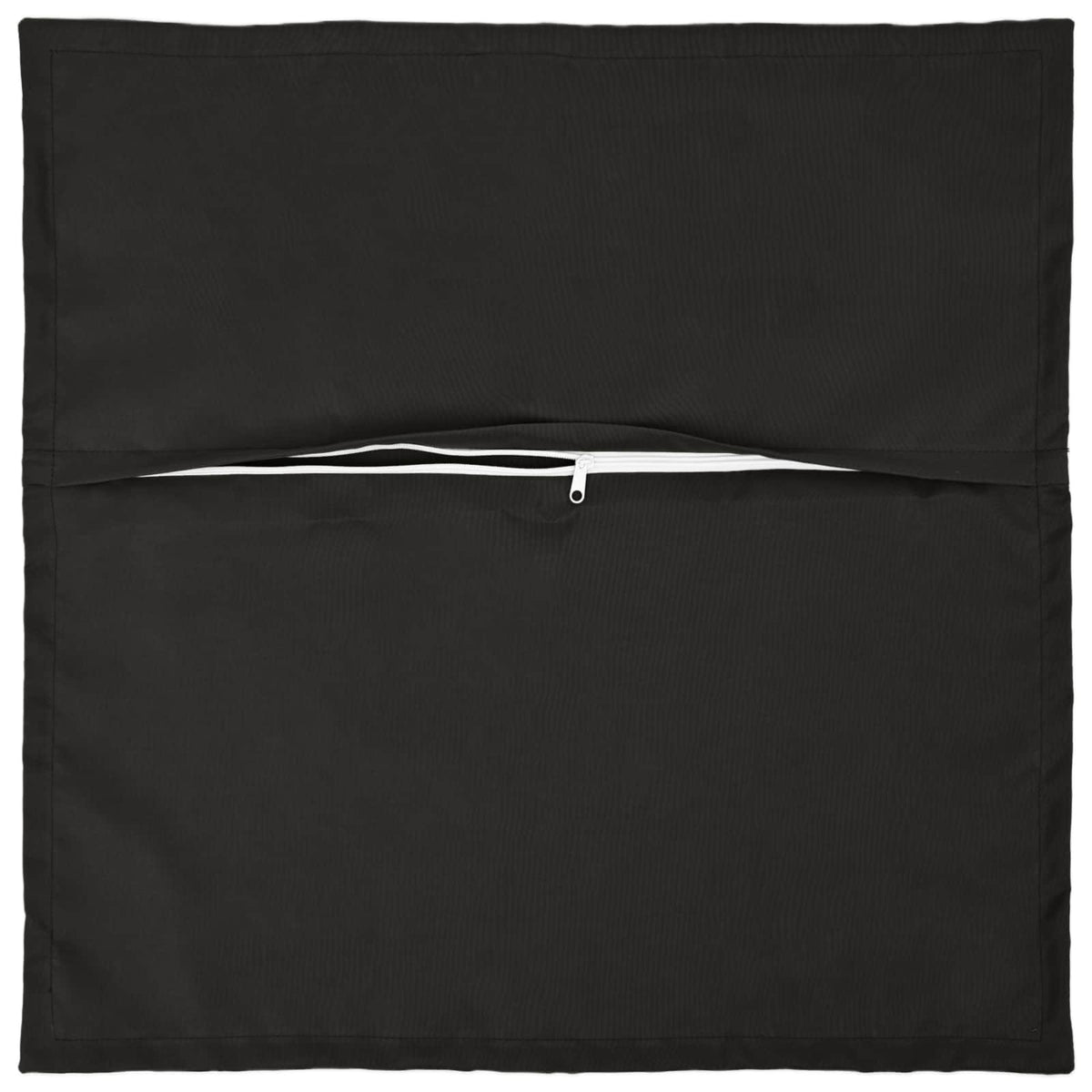 vidaXL Throw Pillow 2 pcs HOUTEN Black 80 x 80 cm Polyester 4