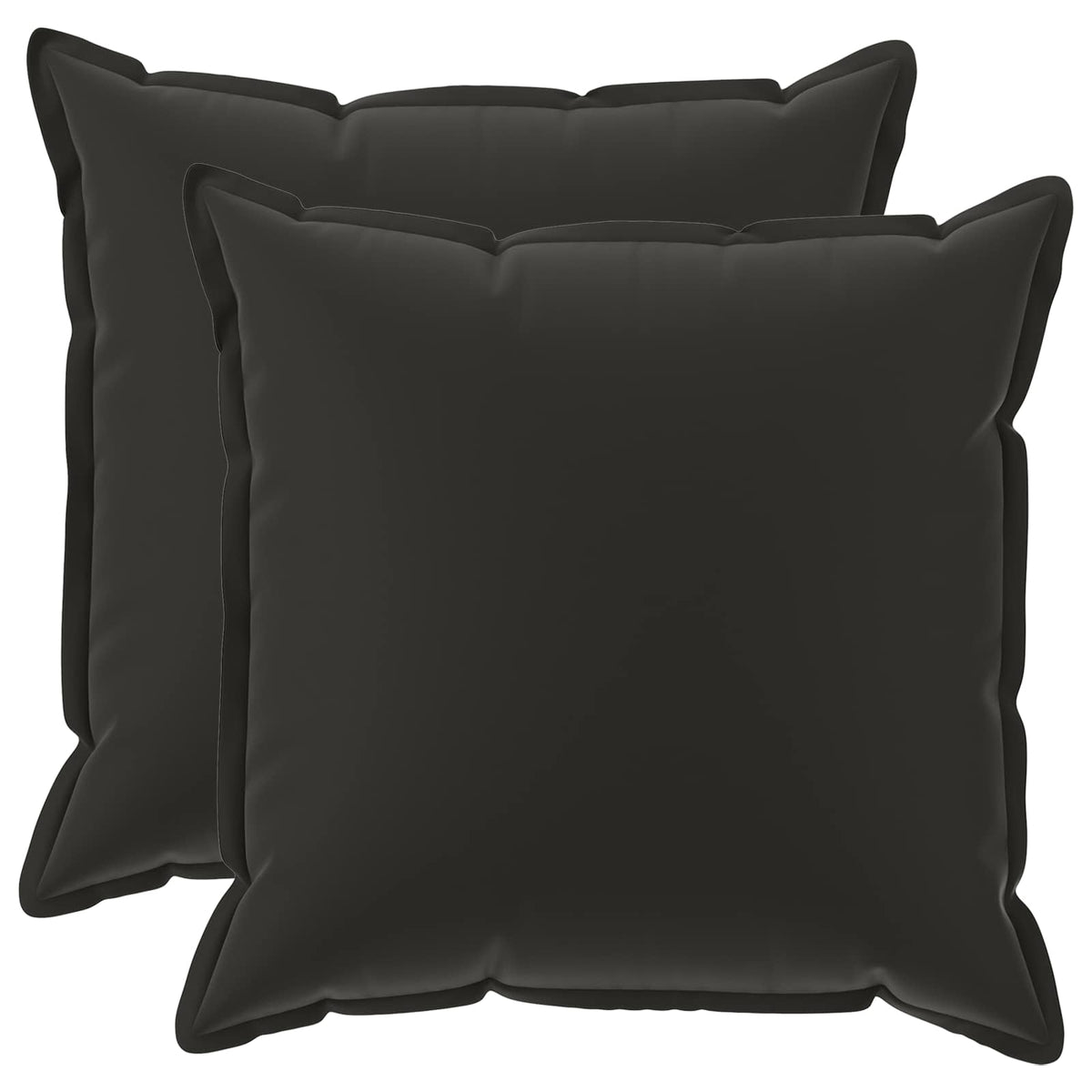 Throw Pillow HOUTEN 80 x 80 cm Polyester 2 Width 80 cm Black