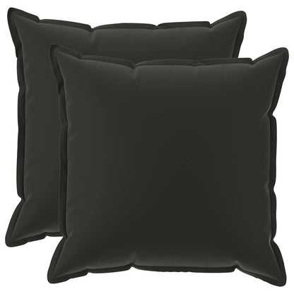 Throw Pillow HOUTEN 80 x 80 cm Polyester 2 Width 80 cm Black