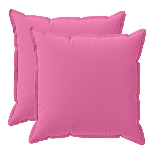 vidaXL Throw Pillow 2 pcs HOUTEN Pink 80 x 80 cm Polyester 2
