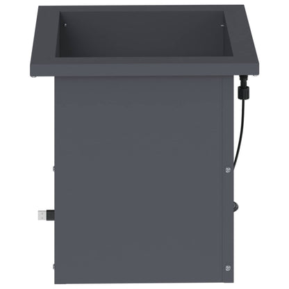 vidaXL Garden Planter with LED 2 pcs Antracite 30 x 30 x 30 cm Steel 5