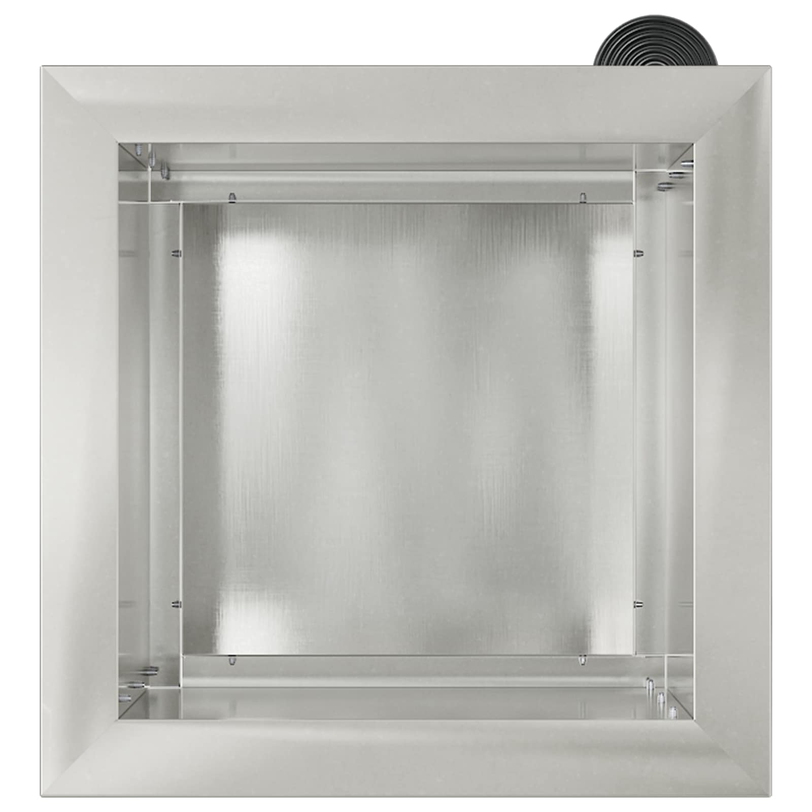 vidaXL Garden Planter with LED Silver 30 x 30 x 30 cm Stainless Steel 5