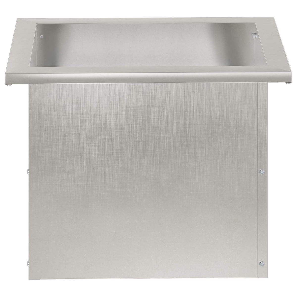vidaXL Garden Planter with LED Silver 30 x 40 x 30 cm Stainless Steel 5