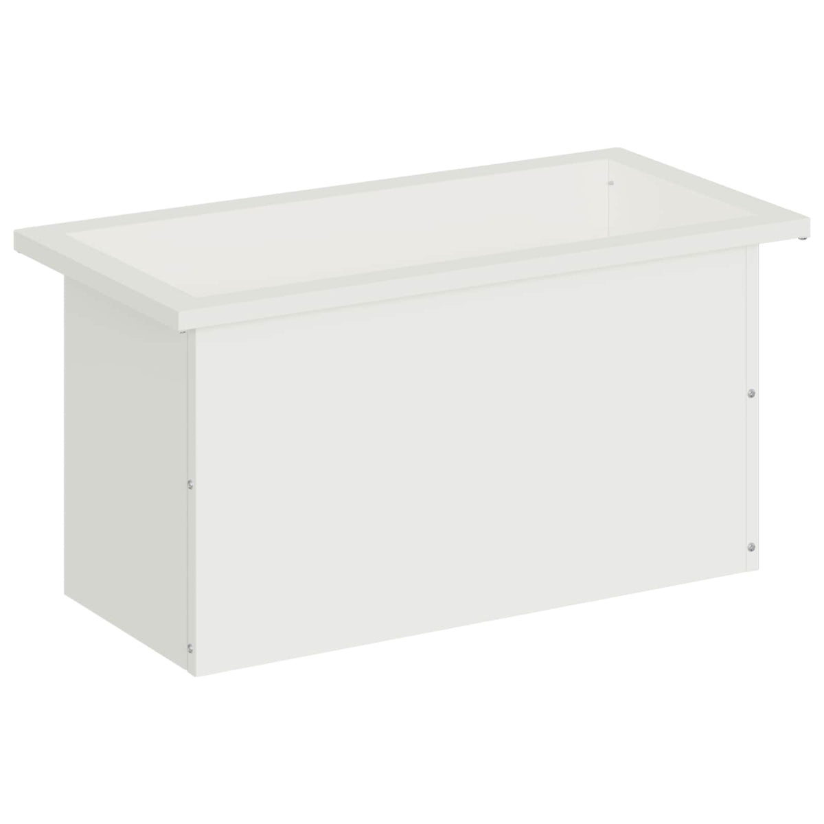 vidaXL Garden Planter with LED White 30 x 60 x 30 cm Steel 4