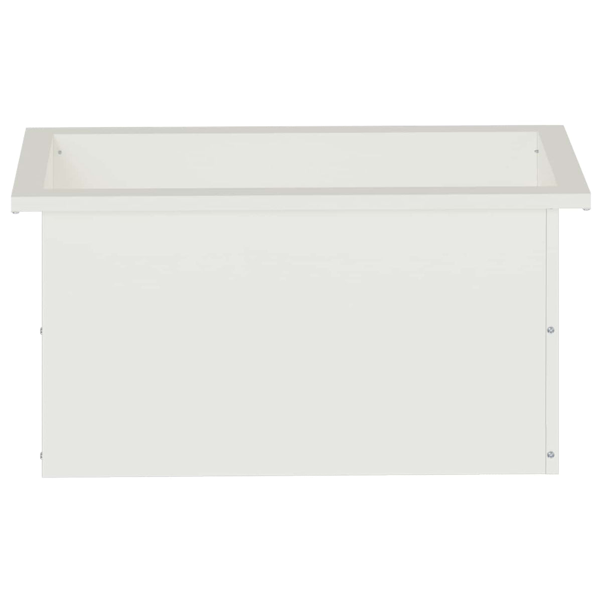 vidaXL Garden Planter with LED White 30 x 60 x 30 cm Steel 5
