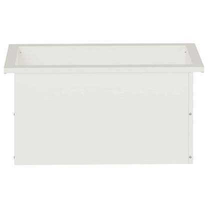 vidaXL Garden Planter with LED White 30 x 60 x 30 cm Steel 5